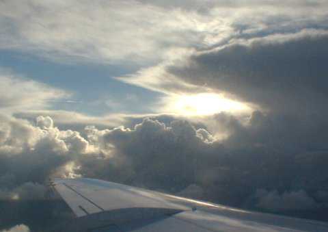 Cloudscape between Amsterdam & Manchester