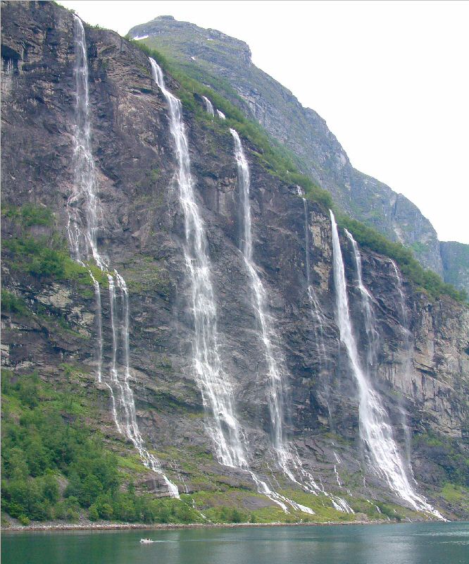 Geirangerfjorden: Seven Sisters Waterfall