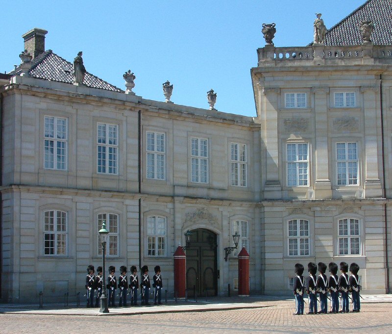 Copenhagen: Changing the Guard at Amalienborg Palace