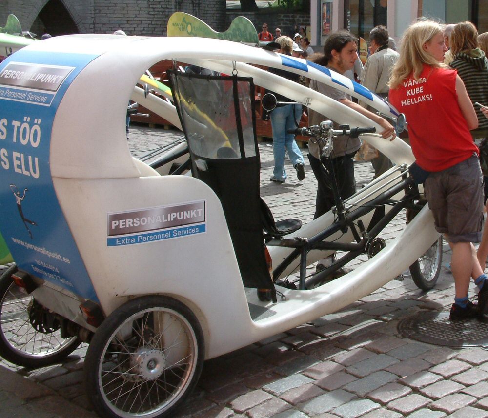Tallinn: Cycle taxi