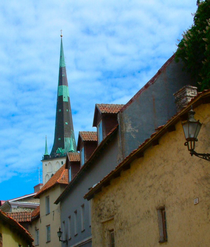 Tallinn: St. Olaves Spire from Laborootiumi