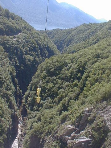Verzasca: View from the Bungy Jump