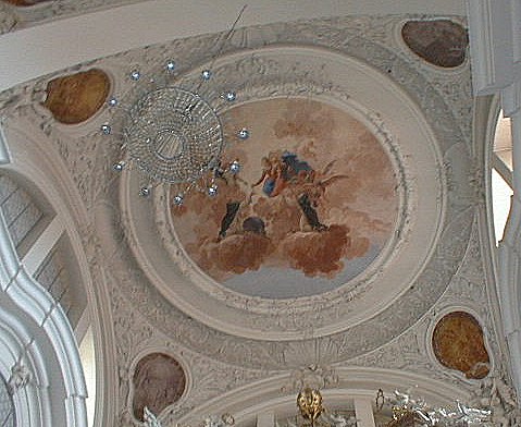 Füssen:  Ceiling Painting in St. Mang