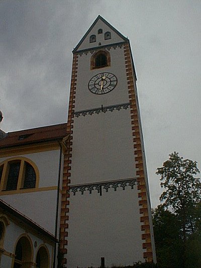 Füssen:  Clock Tower of St. Mang