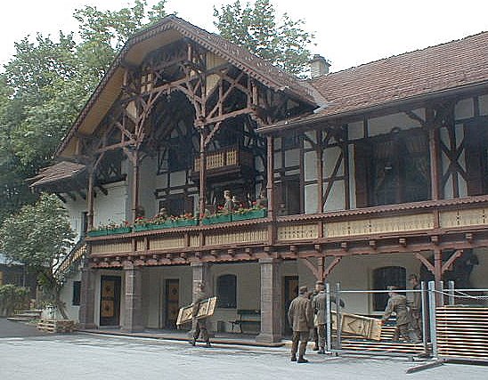 Innsbruck: Army Exercise at the Pavilion on the Bergisel