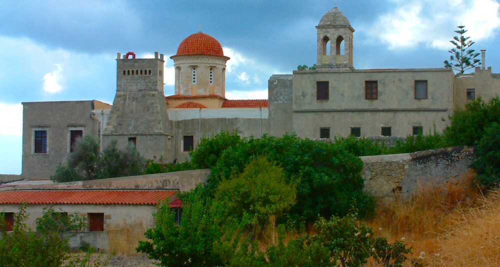 Kolimbari: Gonias Monastery from the North