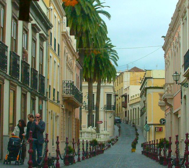 La Orotava: Street in old town