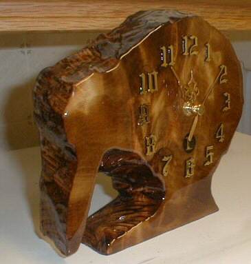 Kauri clock from Natural Wood Creations, Whangerei