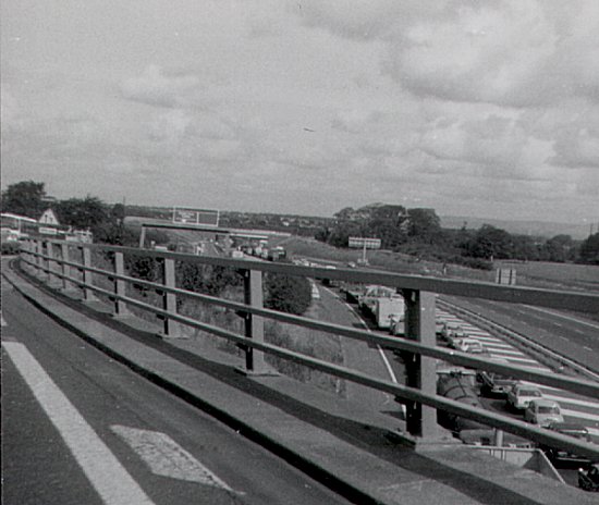 M61 Junction with M6, Lancashire, 1977