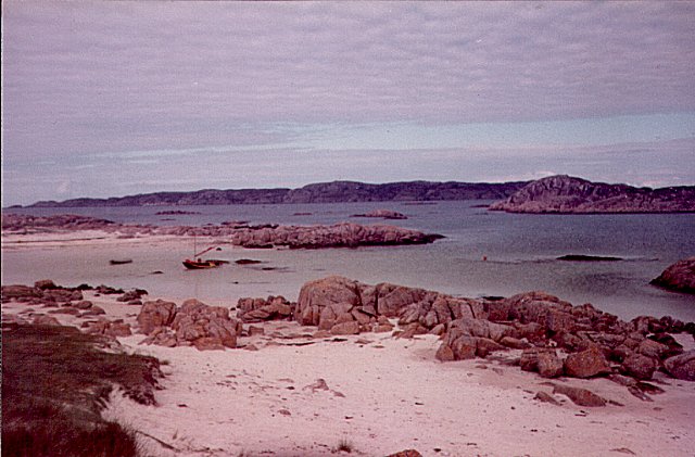 Sound of Iona from Fidden Farm, Mull, August 1984