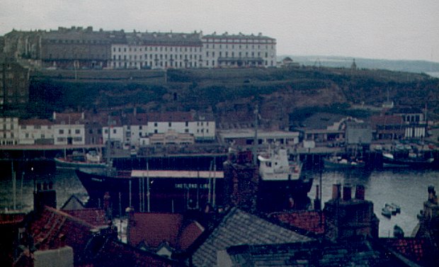 Whitby: View from East side of river Esk, 1978