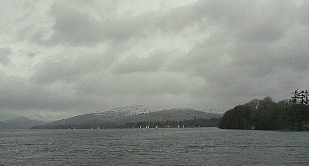 Windermere: View towards Helvellyn, March 2002