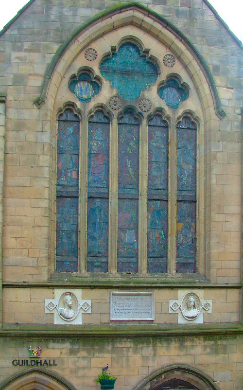 Lichfield: Guildhall Window, May 2006