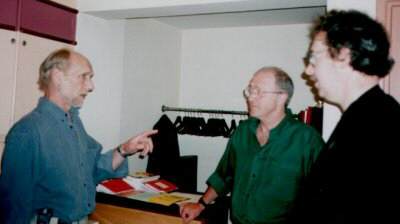 Photo by E O'Keffee: Les Merton, Sam Smith and Andy Robson