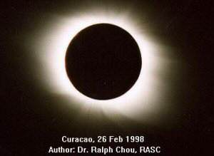 Photo of 1998 solar eclipse