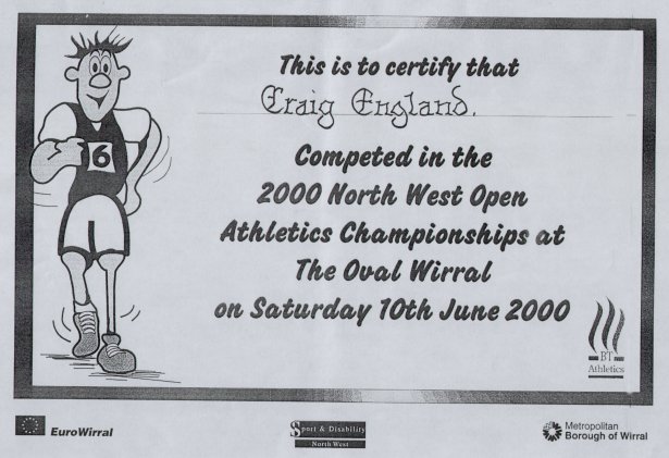 2000 North-West Open Athlectics Championships