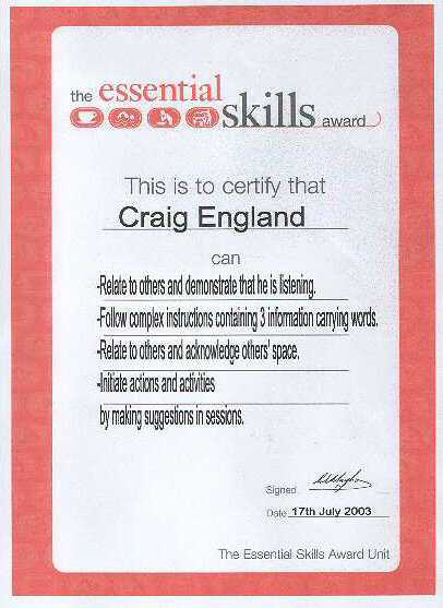 Essential Skills Award
