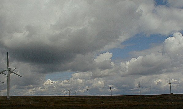 Ovenden Moor: Wind Farm, August 2001