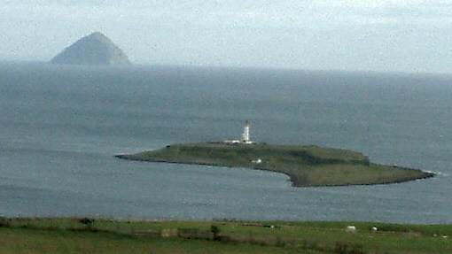 Pladda and Ailsa Craig from Arran
